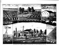 Residence and Stock Farm of J M Cox, Douglas County 1875